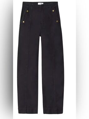 NWT FRAME Women’s Utility Barrel in Washed Black | Size: 32